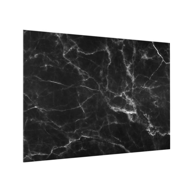 Glas Spritzschutz - Nero Carrara - Querformat - 4:3