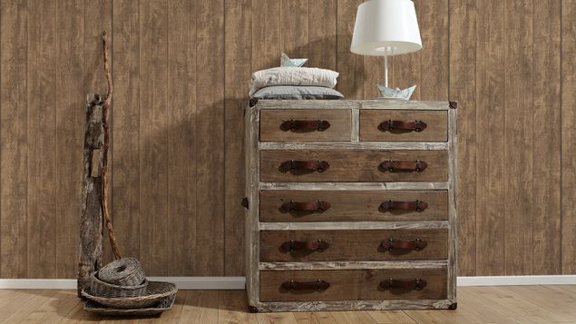 Markentapeten A.S. Création Best of Wood`n Stone 2nd Edition in Braun - 708823
