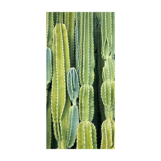 teppich mit blumenmuster Kaktus Wand