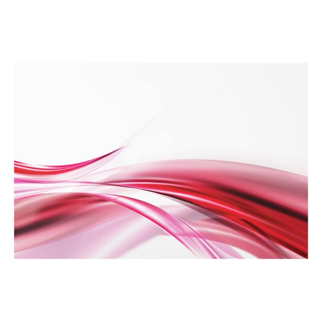 Spritzschutz Glas - Pink Dust - Querformat - 3:2