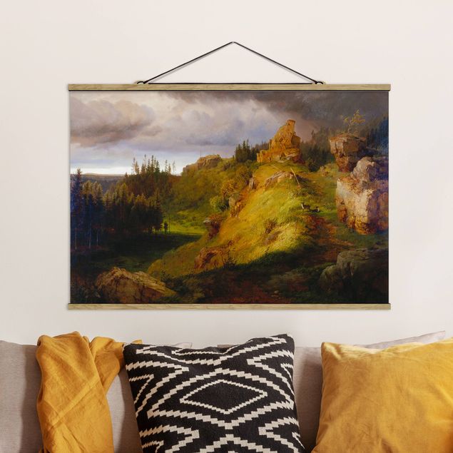 Wandbilder Louis Gurlitt - Riesengebirgslandschaft