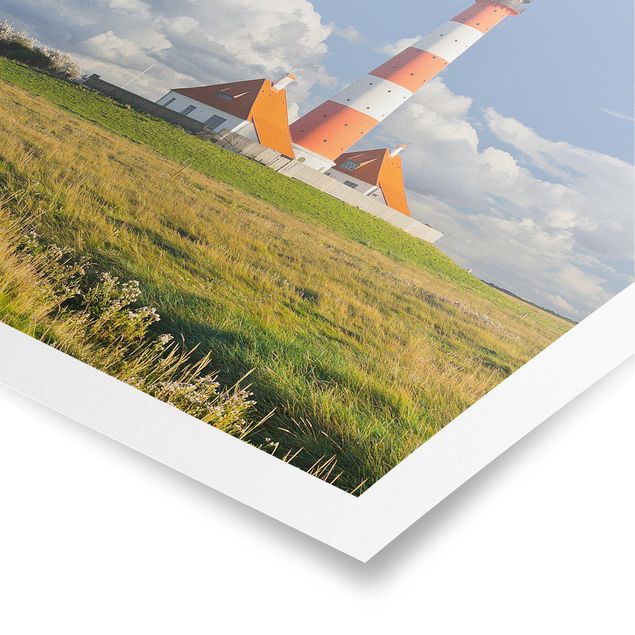 Poster - Leuchtturm in Schleswig-Holstein - Quadrat 1:1