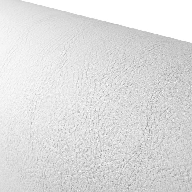 Duschrückwand 3D-Struktur - Weißes Leder