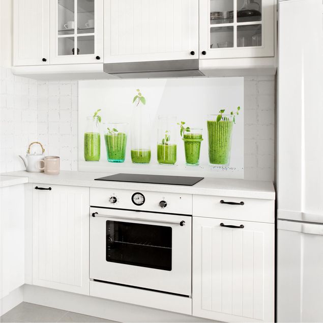Küchenspritzschutz Grüne Smoothie Kollektion