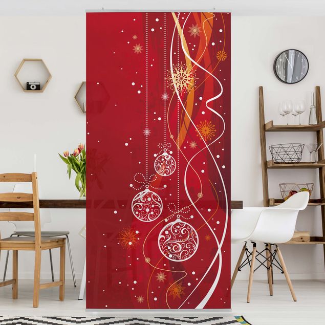 Vorhang Raumtrenner Weihnachtliche Dekoration