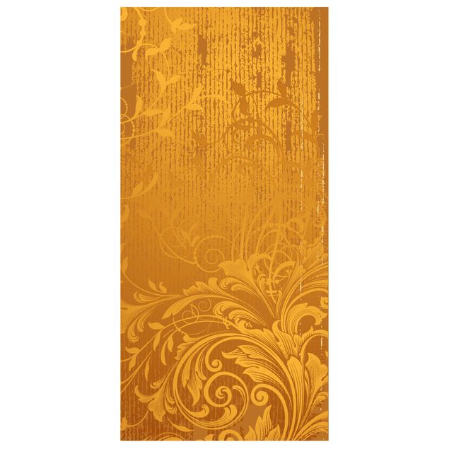 Raumteiler - Goldene Flora 250x120cm