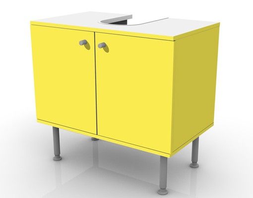 Waschbeckenunterschrank - Colour Lemon Yellow - Badschrank Gelb
