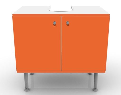 Waschbeckenunterschrank - Colour Orange - Badschrank Orange
