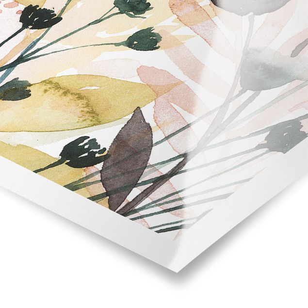 Poster - Wildblumen im Sommer II - Panorama Querformat