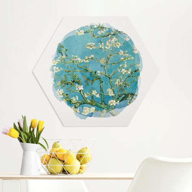 Van Gogh Bilder Wasserfarben - Vincent van Gogh - Mandelblüte