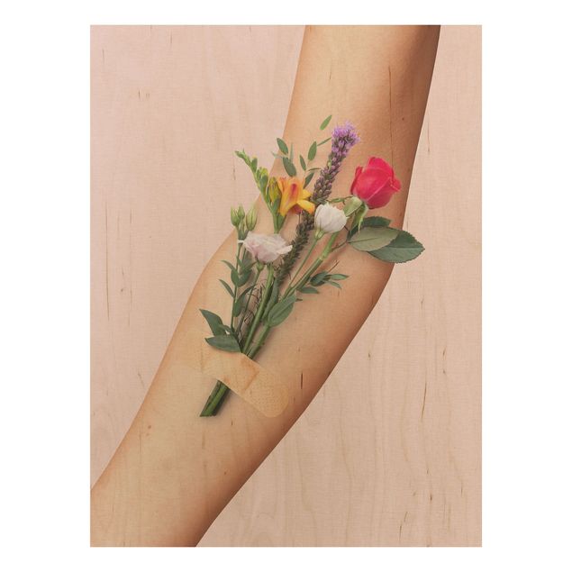 Jonas Loose Bilder Arm mit Blumen