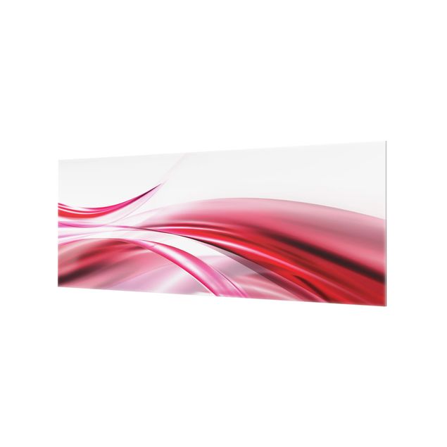 Spritzschutz Glas - Pink Dust - Panorama - 5:2