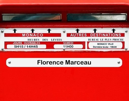 Design Briefkasten Länderbriefkasten in Frankreich