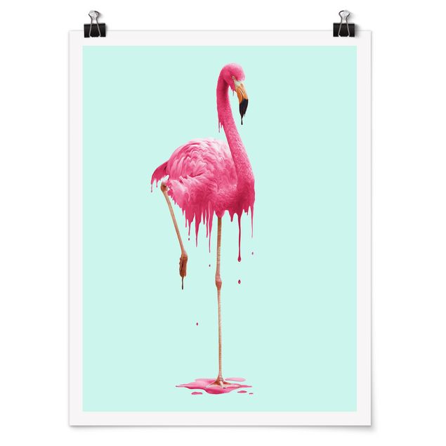 Jonas Loose Bilder Schmelzender Flamingo