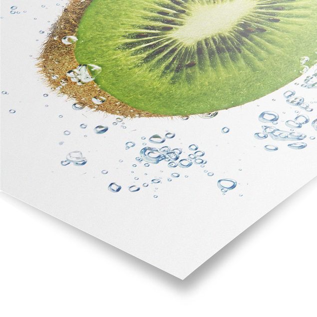 Poster - Kiwi Bubbles - Hochformat 3:2