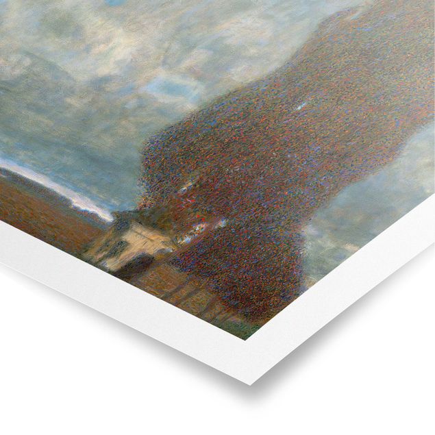 Poster - Gustav Klimt - Die große Pappel II - Quadrat 1:1