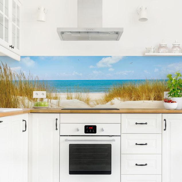 Küche Wandpaneel Strand an der Nordsee