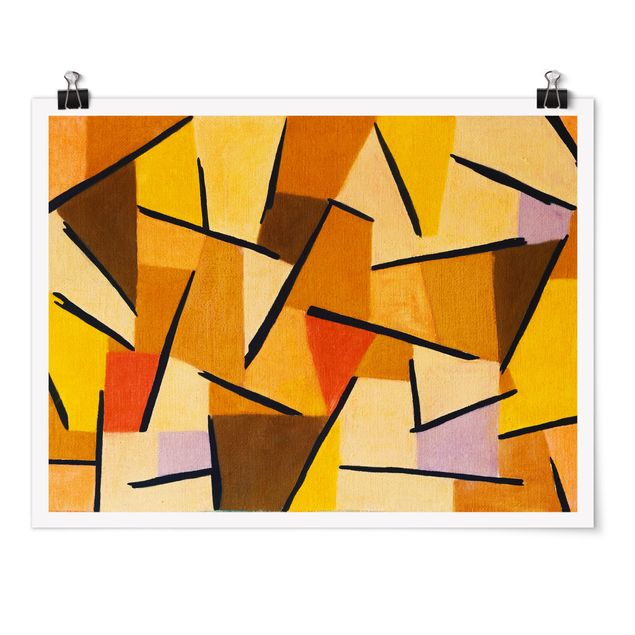 Moderne Poster Paul Klee - Harmonisierter Kampf