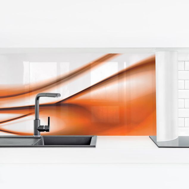 Küchenrückwand selbstklebend Orange Touch