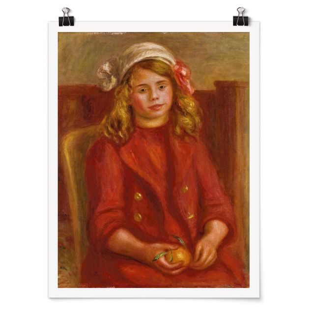 Renoir Bilder Auguste Renoir - Junges Mädchen mit Orange