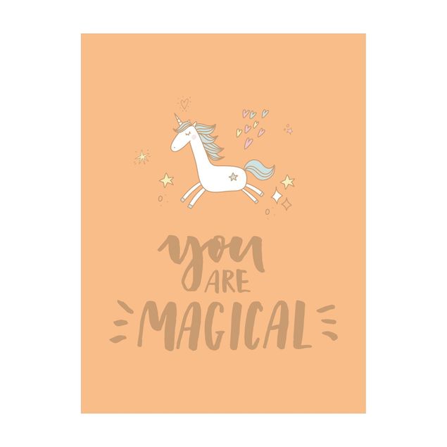 Moderne Teppiche You are magical Unicorn