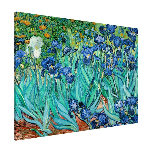 Magnettafel - Vincent van Gogh - Iris - Memoboard Querformat 3:4