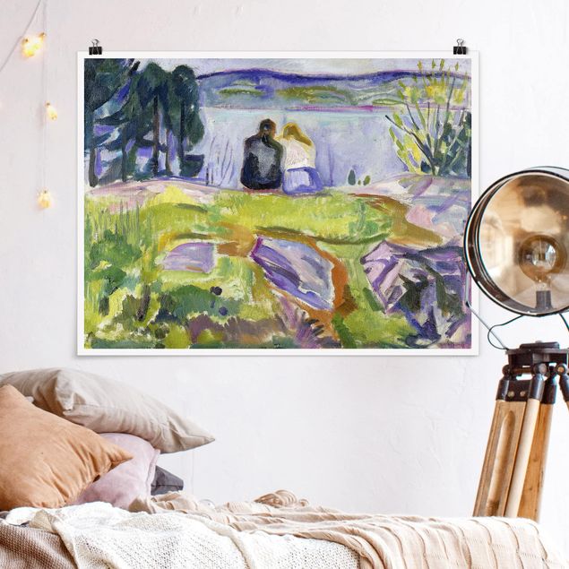 Expressionistische Gemälde Edvard Munch - Frühling