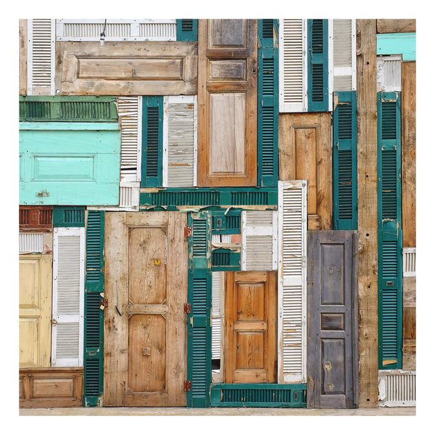 Glas Spritzschutz - The Doors - Quadrat - 1:1