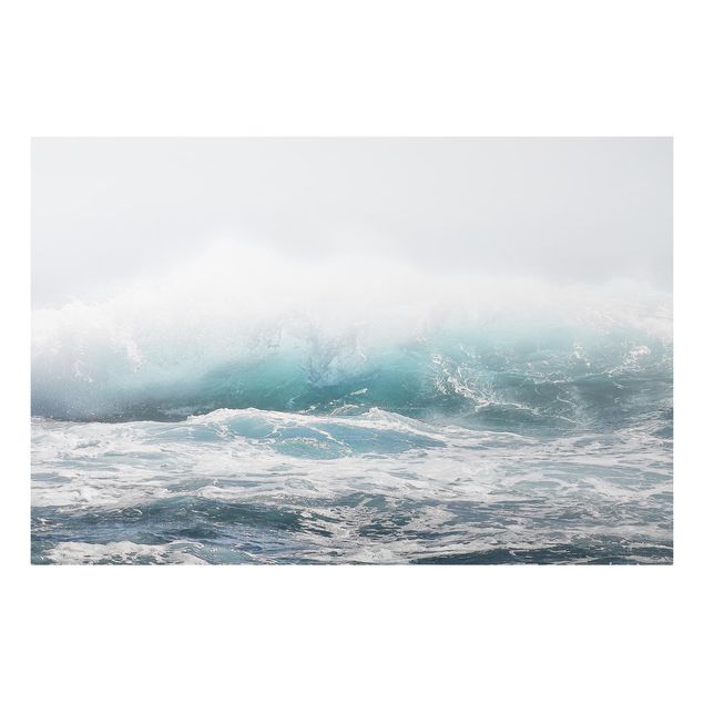 Alu-Dibond - Große Welle Hawaii - Hochformat