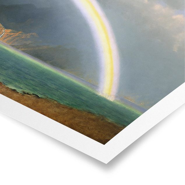 Poster - Albert Bierstadt - Regenbogen über Jenny Lake - Querformat 2:3