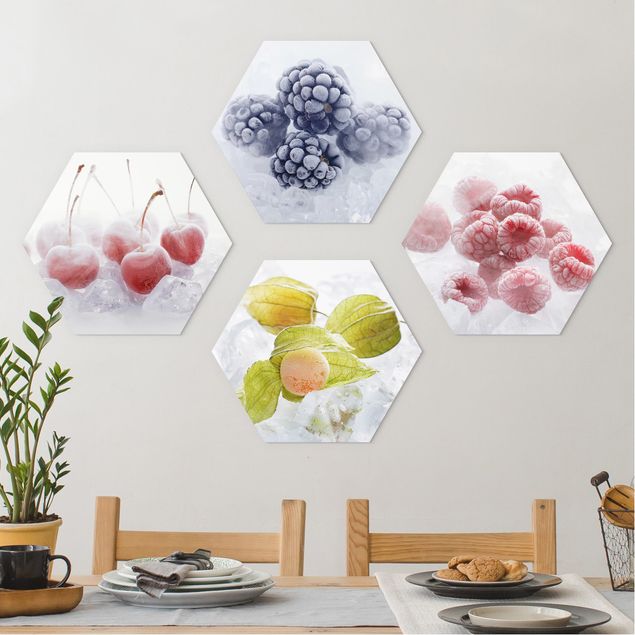Wandbilder Gefrorene Früchte