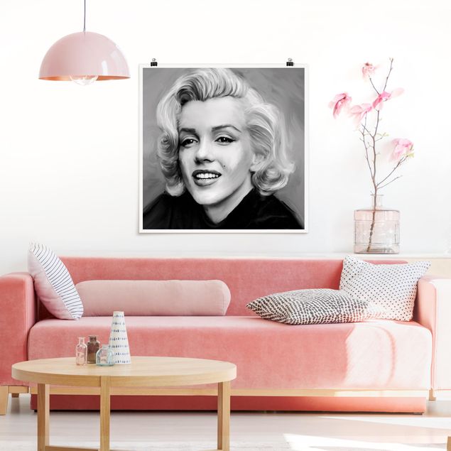 Riesenposter XXL Marilyn privat