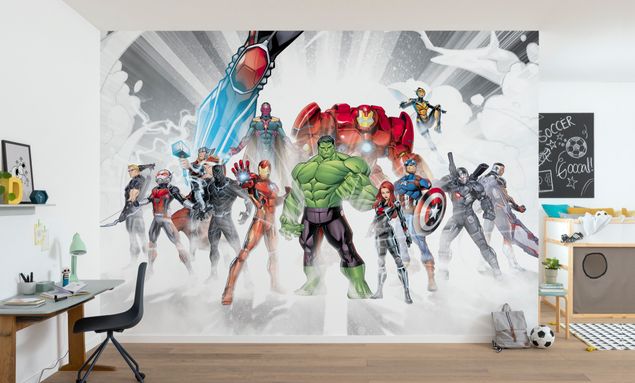 selbstklebende Tapete Avengers Unite