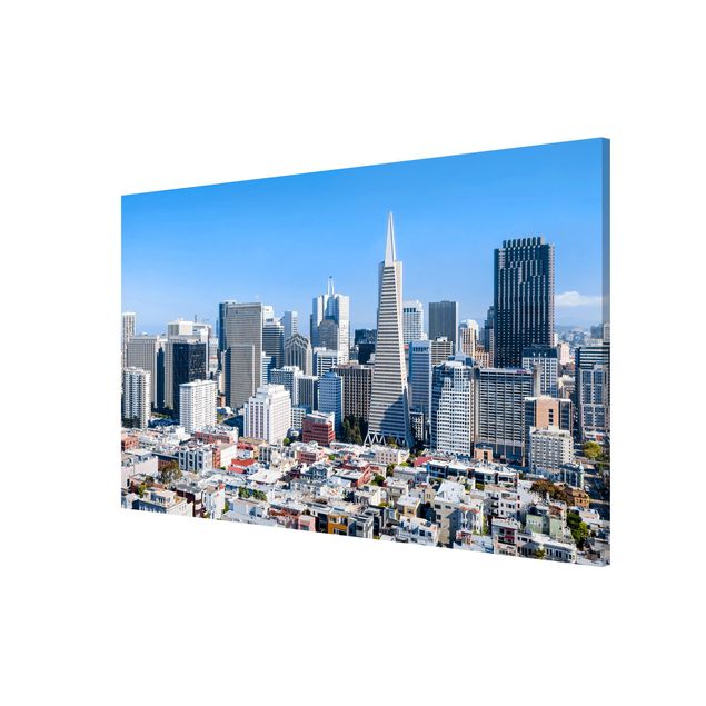 Magnettafel - San Francisco Skyline - Hochformat 3:2