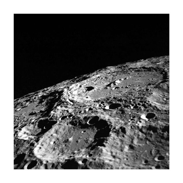 grosser Teppich NASA Fotografie Mondkrater