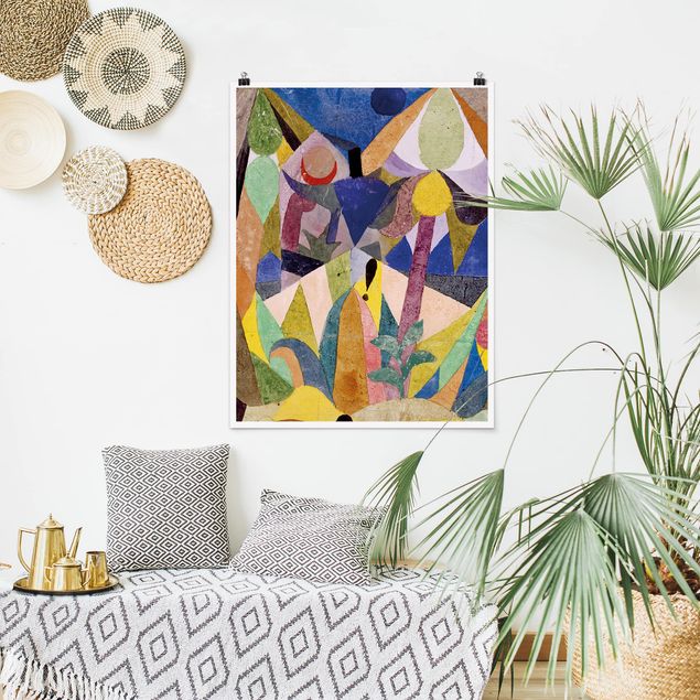 Poster Landschaft Paul Klee - Mildtropische Landschaft