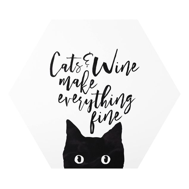 Hexagon Bild Forex - Cats and Wine make everything fine
