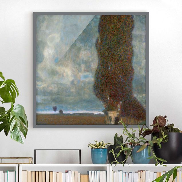 Jugendstil Gemälde Gustav Klimt - Die große Pappel II