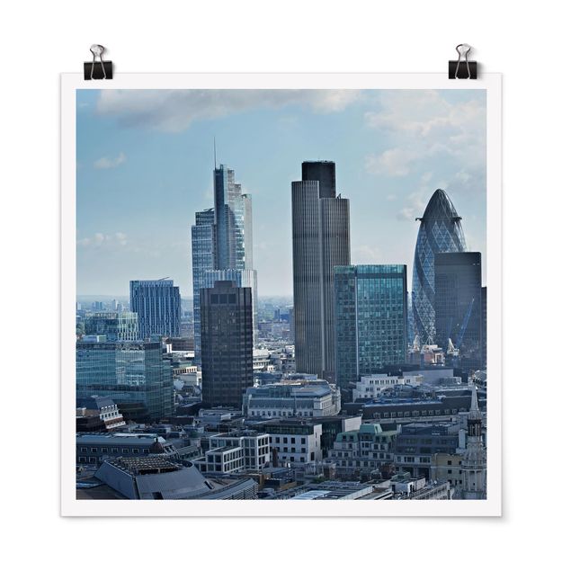 Poster - London Skyline - Quadrat 1:1
