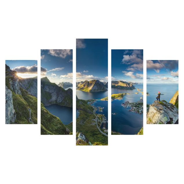 Leinwandbilder Fjordblick in Reinebringen