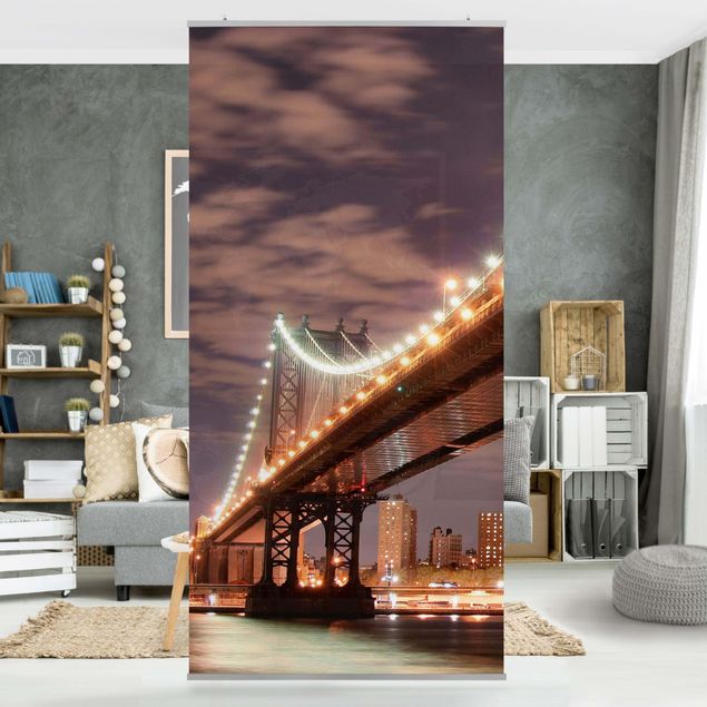 Raumteiler Skylines Manhattan Bridge