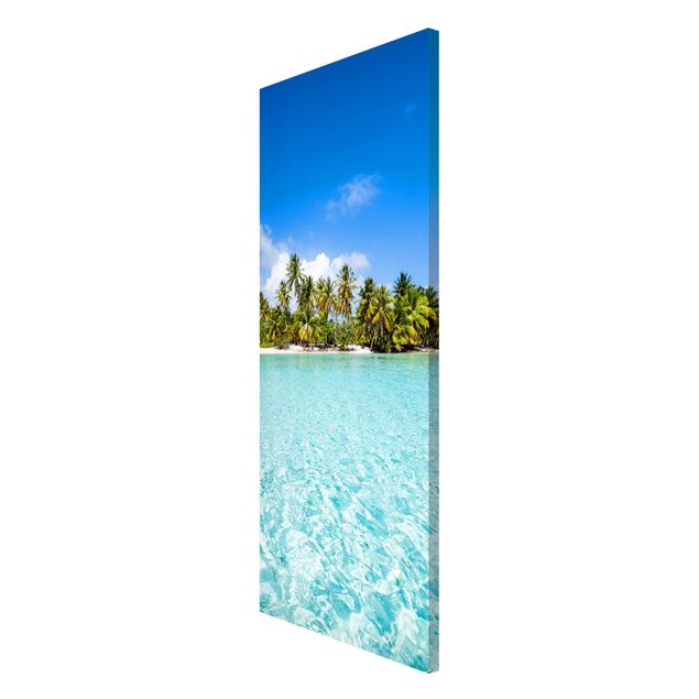 Magnettafel - Crystal Clear Water - Panorama Hochformat