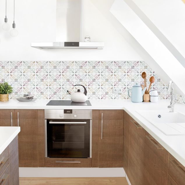 Küche Wandpaneel Geometrische Fliesen - Padua