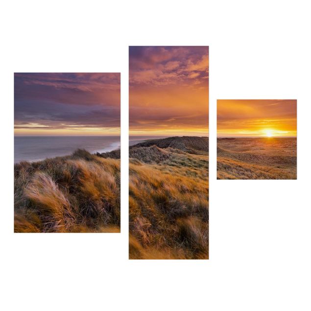 schöne Bilder Sonnenaufgang am Strand auf Sylt