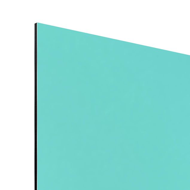 Alu-Dibond - Relax Typo auf Blau - Quadrat