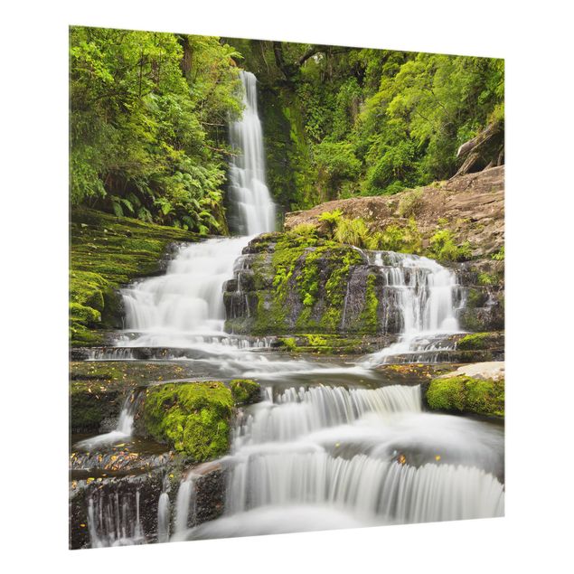 Spritzschutz Natur Upper McLean Falls in Neuseeland