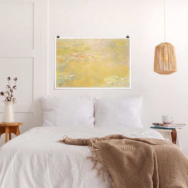 Poster Landschaft Claude Monet - Seerosenteich