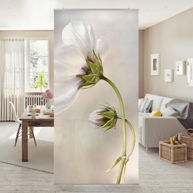 Raumteiler - Himmlischer Blütentraum 250x120cm