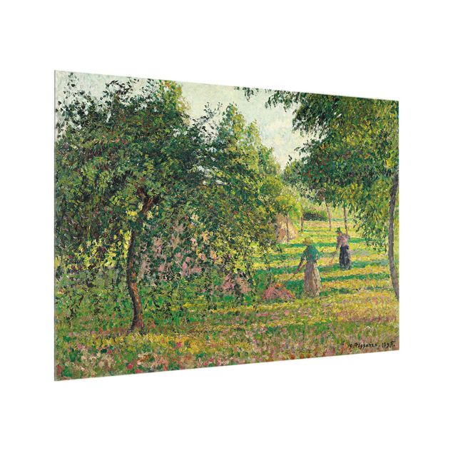 Spritzschutz Künstler Camille Pissarro - Apfelbäume
