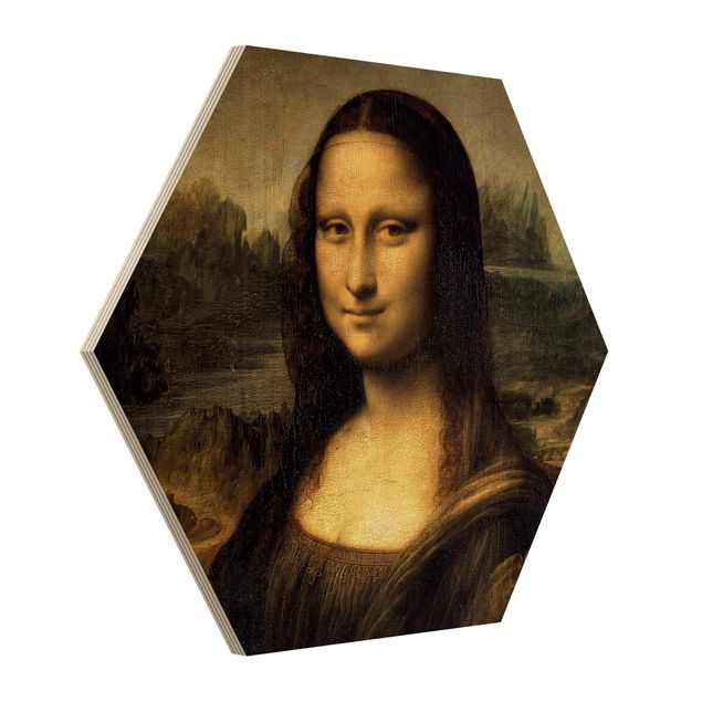 Holzbilder Leonardo da Vinci - Mona Lisa